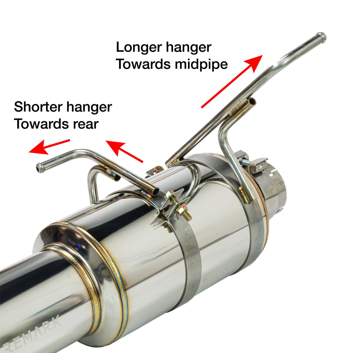 REMARK 2022+ Subaru WRX VB Catback Exhaust - R1 Spec Single-Exit Full Titanium - RK-C1076S-03TF