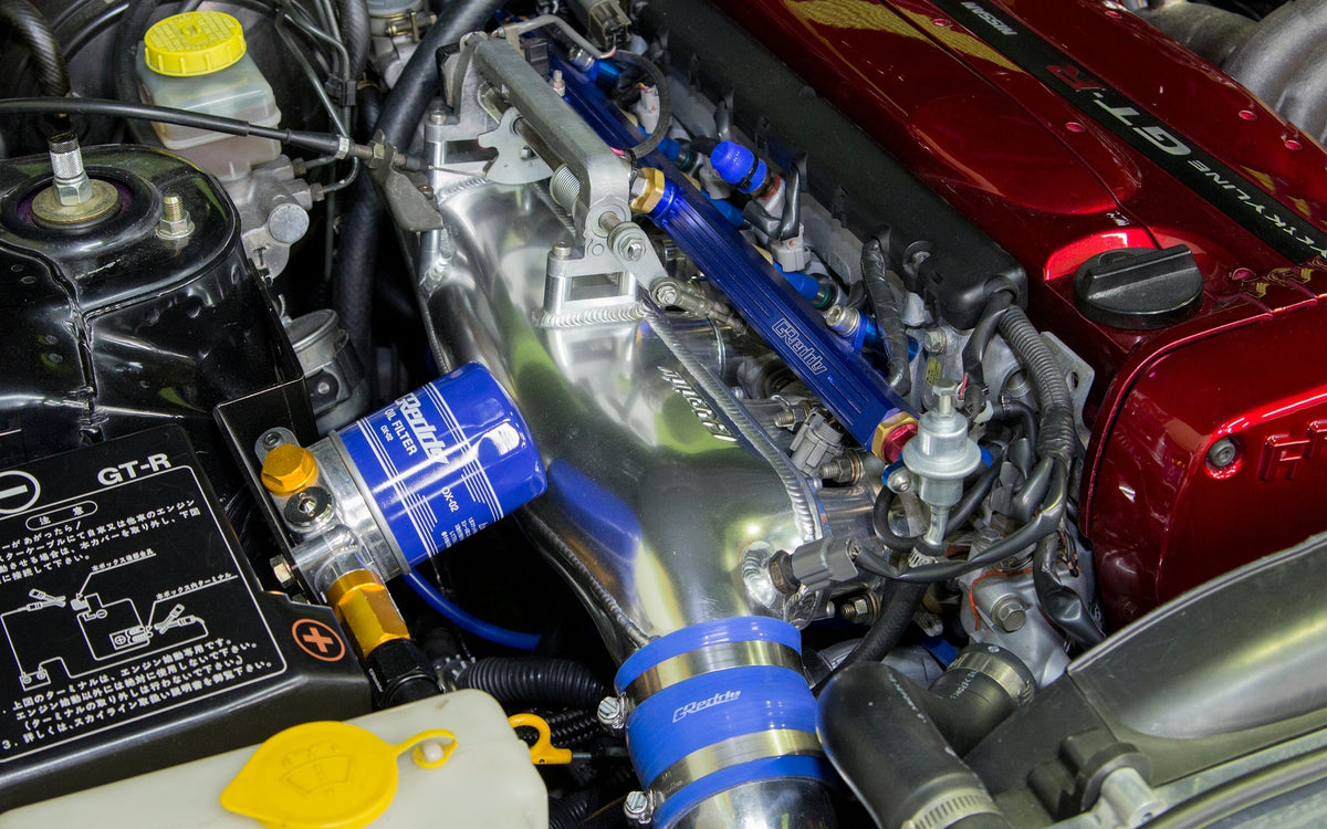 GReddy - GReddy Oil Cooler Filter Block Adapter Type-I - Remote Filter ( & Optional Bypass Tube ) - 12401114