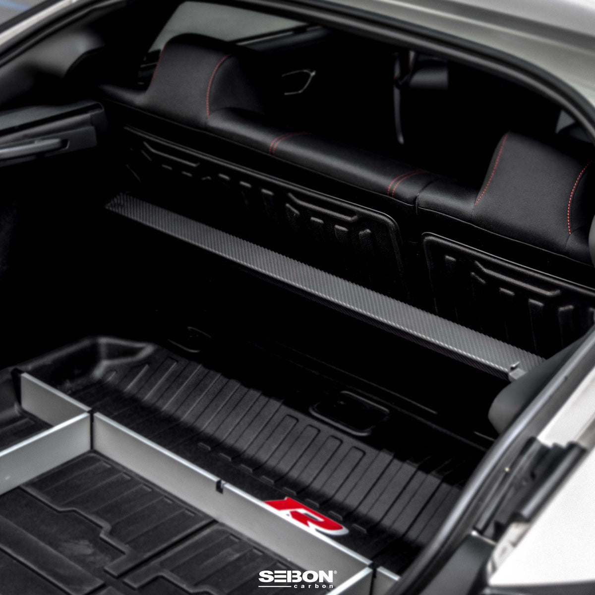 Seibon 2023+ Honda Civic Type R Carbon fiber Rear Strut Brace - SB23HDCVR-R