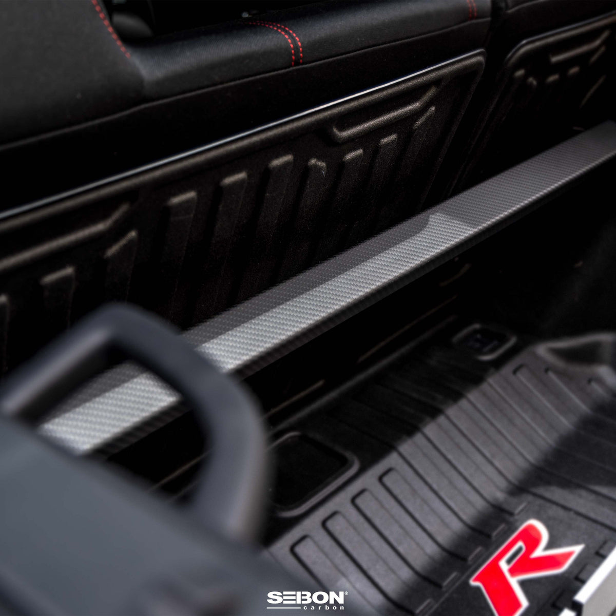 Seibon 2023+ Honda Civic Type R Carbon fiber Rear Strut Brace - SB23HDCVR-R