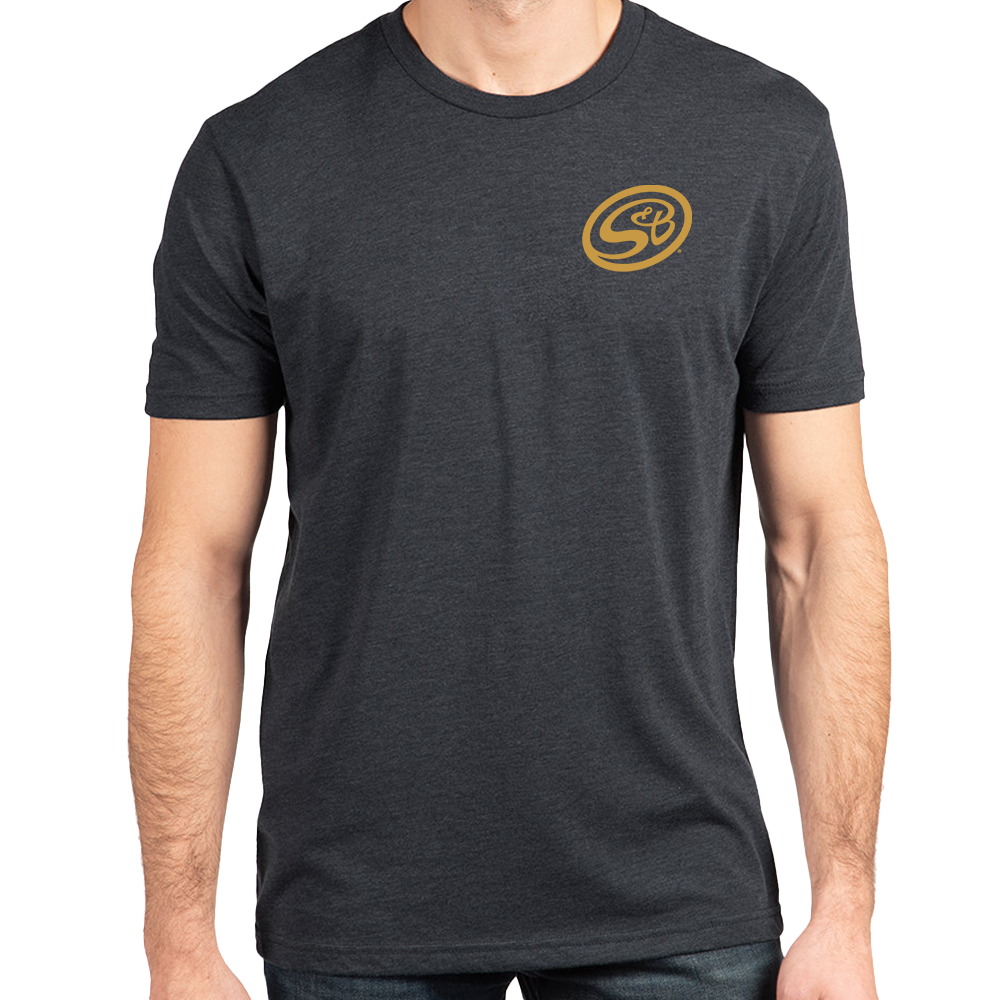 S&amp;B Sales &amp; Service Shirt - Black/Gold - AM0557-00-S