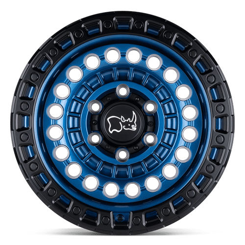Black Rhino Hard Alloys Sentinel 17X8.5 6X139.7 -10MM Cobalt Blue W/ Black Ring