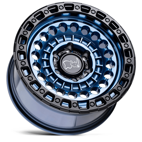Black Rhino Hard Alloys Sentinel 20X9.5 5X127 -18MM Cobalt Blue W/ Black Ring