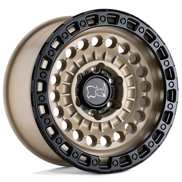 Black Rhino Sentinel 20X9.5 8X165.1 -18MM Desert Sand W/ Black Ring