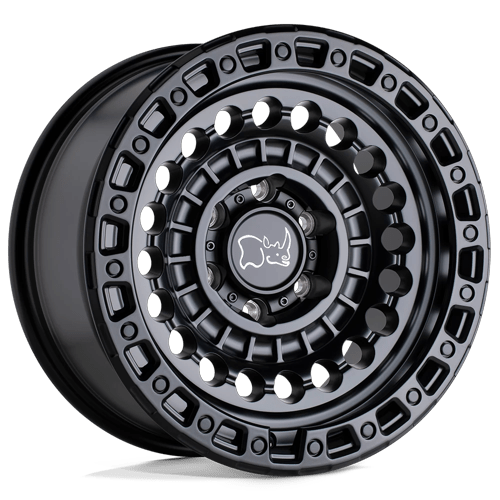 Black Rhino Hard Alloys Sentinel 20X9.5 8X180 -18MM Matte Black