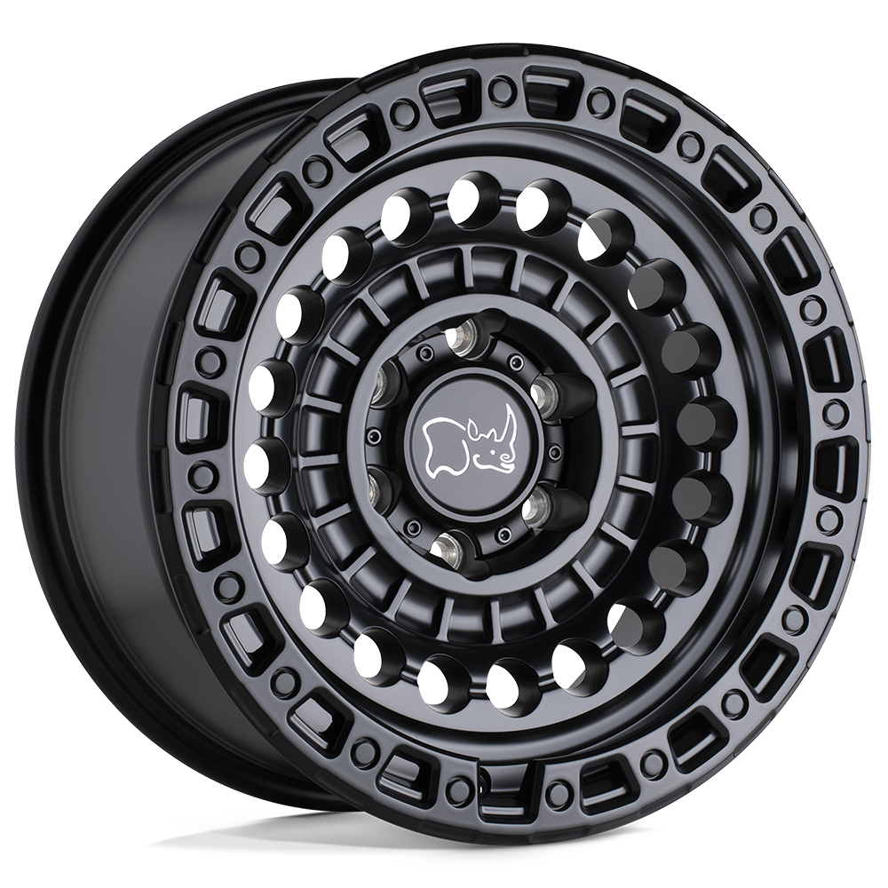Black Rhino Hard Alloys Sentinel 20X9.5 8X180 +12MM Matte Black