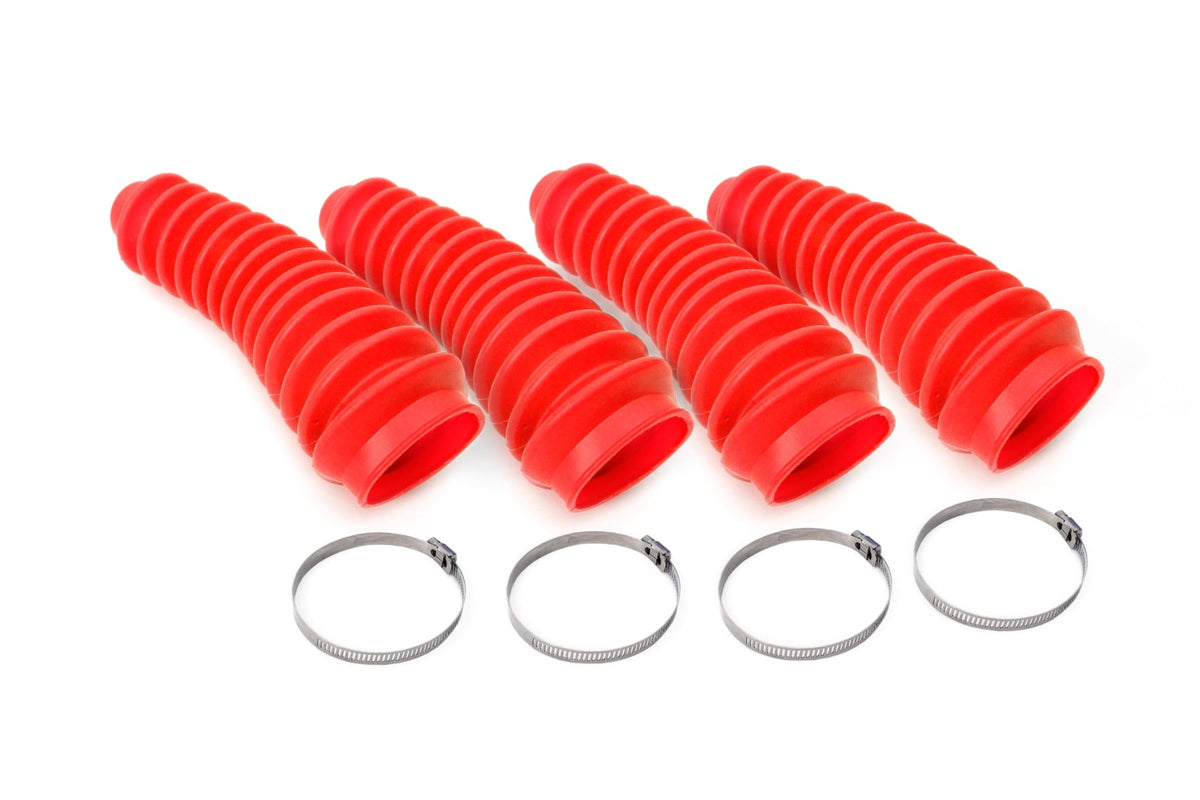 Rough Country - Shock Boots - Red - 4 Pack - 87165