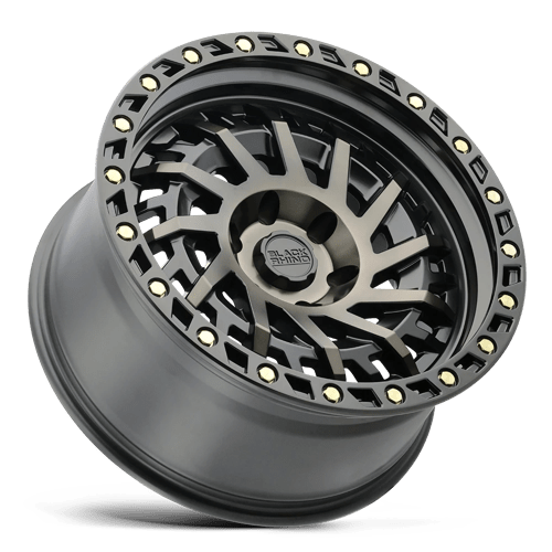 Black Rhino Hard Alloys Shredder 17X9 5X114.3 -18MM Matte Black W/ Mach Dark Tint