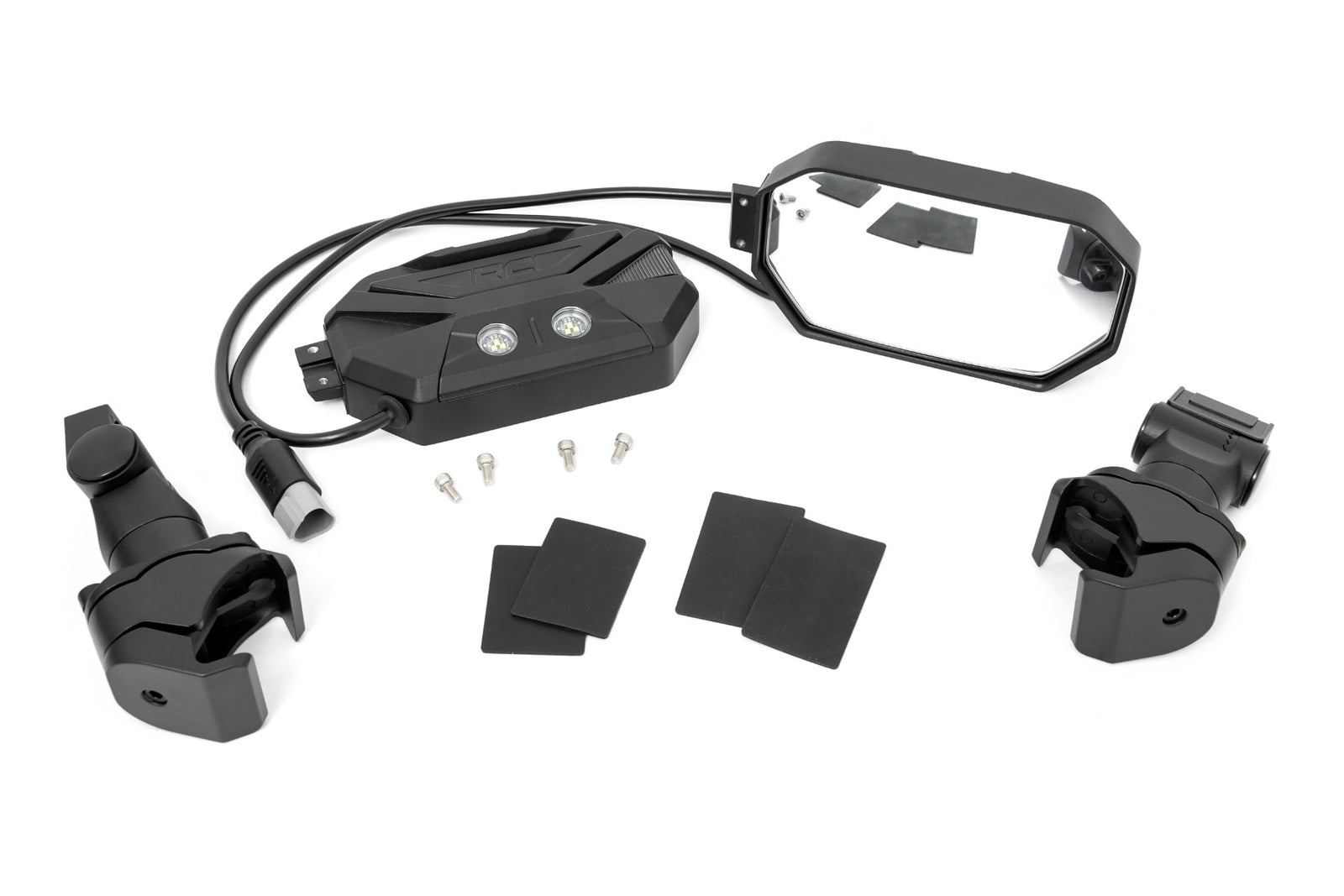 UTV Aluminum Side Mirrors w/Turn Signal (Pro-Fit Cages | Universal)