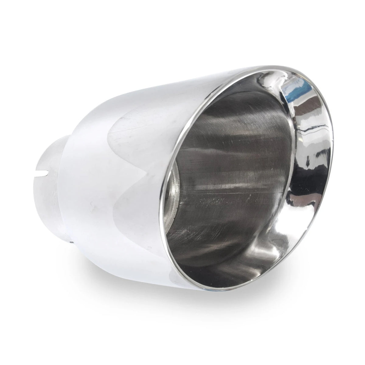 Stainless Works - Slash-Cut Double-Wall Style Polished Exhaust Tip 304 Stainless Steel - 799300