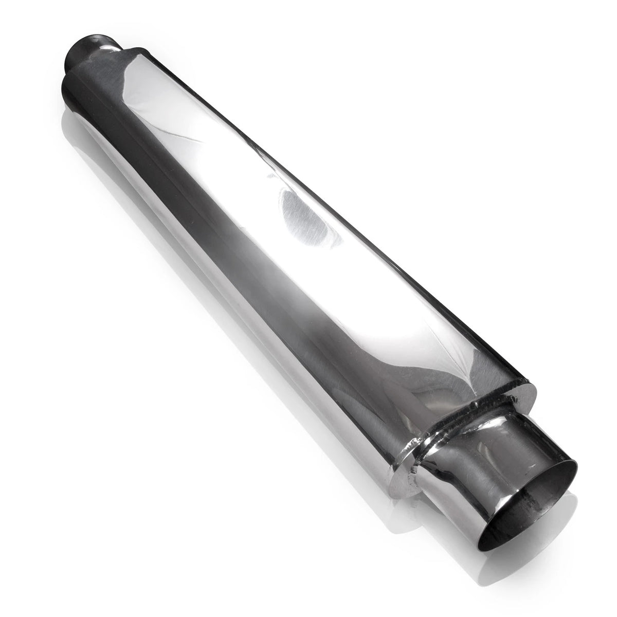 Stainless Works - Smooth Oval Muffler Stainless Steel - SO2242