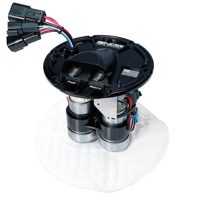 Snow Performance 99-04 Ford Mustang Fuel Hat - Triple Pump Race - SNF-52599R