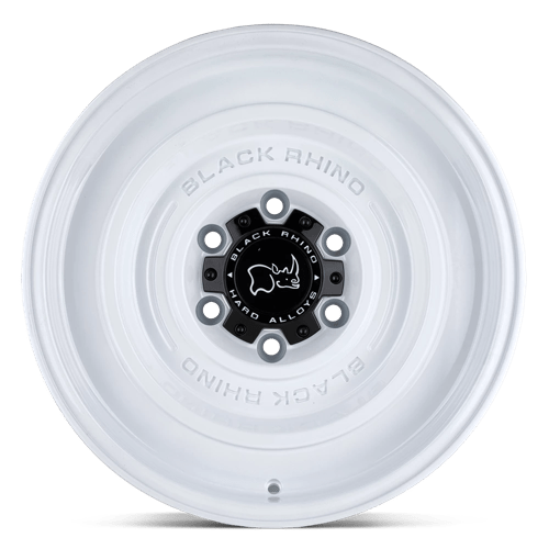 Black Rhino Hard Alloys Solid 17X9.5 5X127 -18MM Gloss White