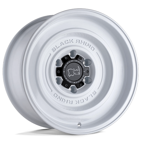 Black Rhino Hard Alloys Solid 17X9.5 5X127 -18MM Gloss White