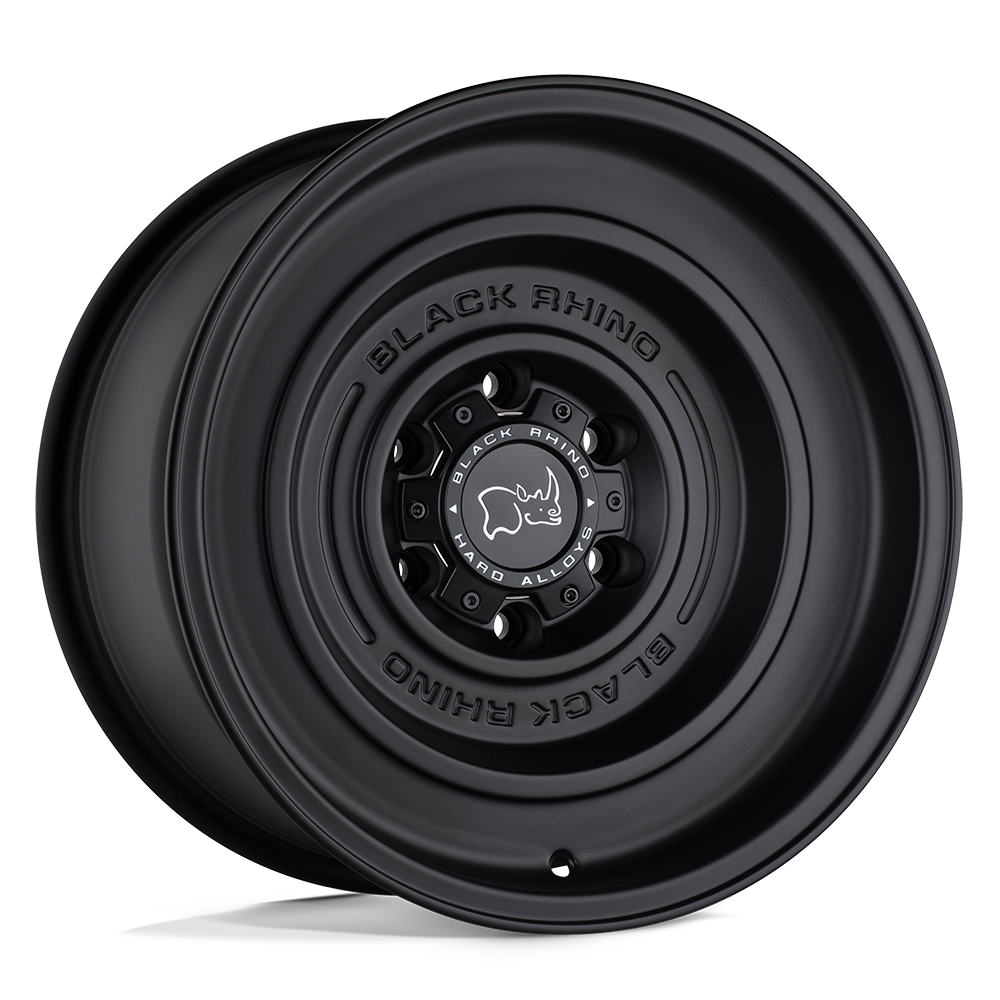 Black Rhino Hard Alloys Solid 17X9.5 5X127 -18MM Matte Black