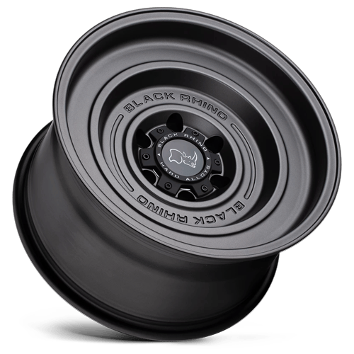 Black Rhino Hard Alloys Solid 17X9.5 6X139.7 -12MM Matte Gun Black