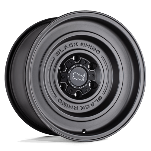 Black Rhino Hard Alloys Solid 17X9.5 6X139.7 -12MM Matte Gun Black