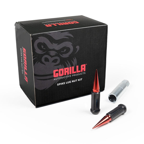 Gorilla Automotive - 6 Lug 14-1.50 Spike Lug Kit Red - SPK6-14150RD