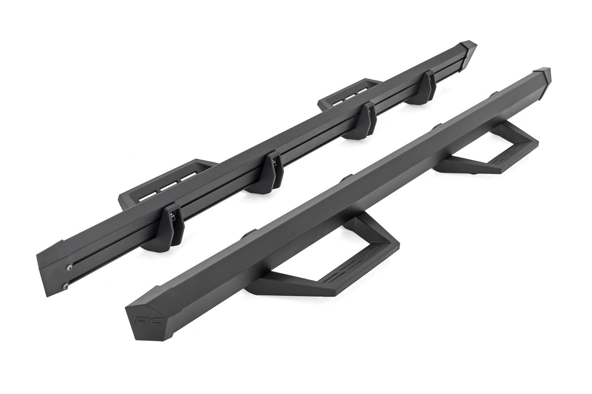 Rough Country - SRL2 Adj Aluminum Step - Double Cab - Toyota Tacoma 2WD/4WD (2005-2023) - 71096 for 2005-2023 Toyota Tacoma -