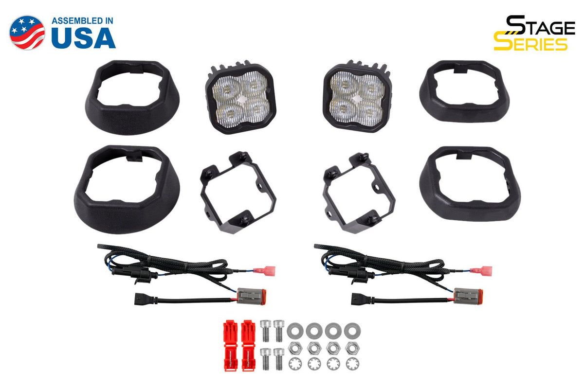 Diode Dynamics SS3 Pro Type GM Kit ABL - Yellow SAE Fog - DD7032