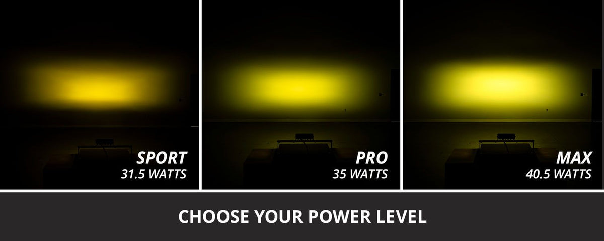 Diode Dynamics SS6 Pro Yellow Driving Standard ABL (single) 3000K - DD8145S