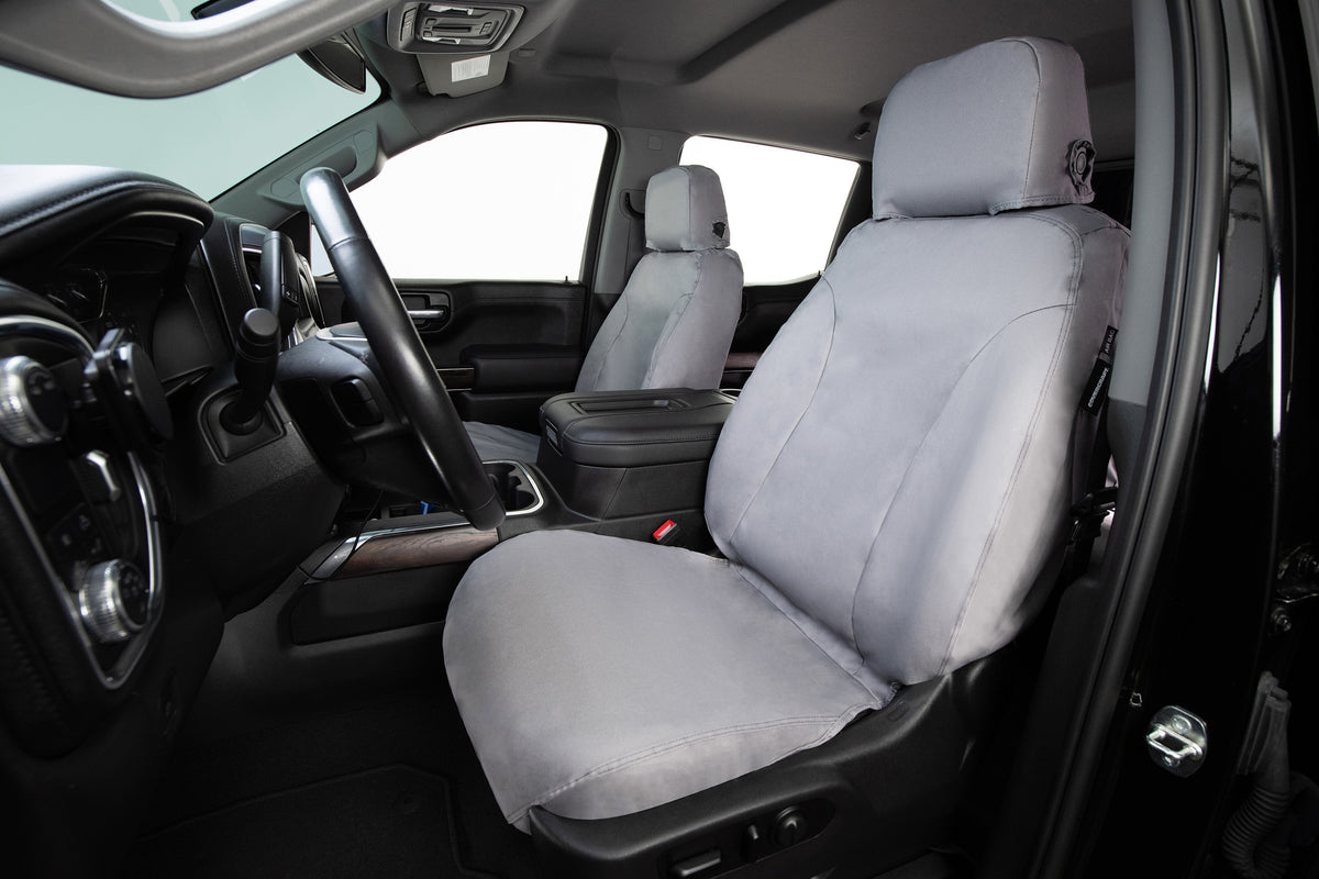 Covercraft 26 Toyota Rav4 Polycotton SeatSaver Custom Front Row Seat Covers - SS2649PCGY