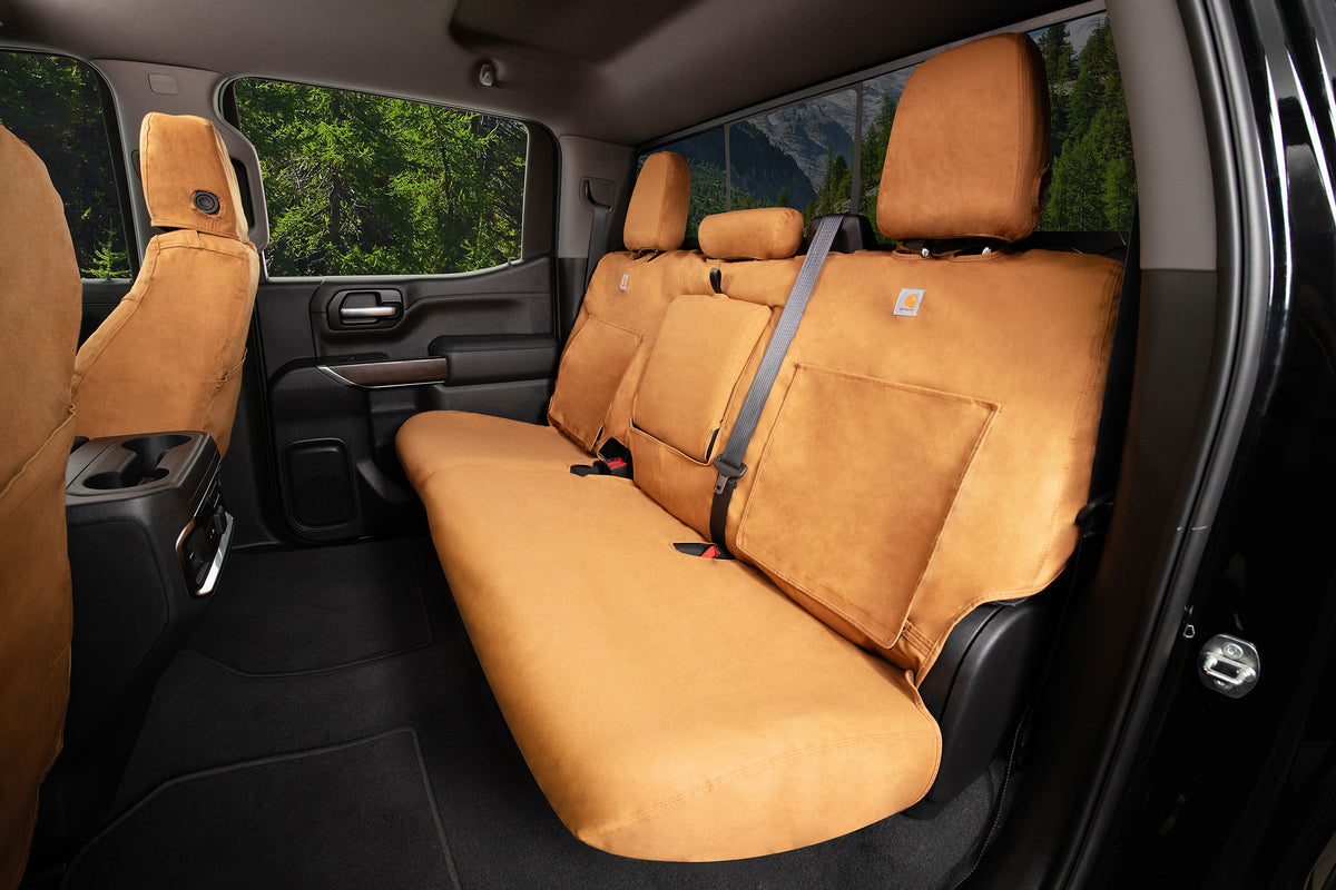 Covercraft 03-06 Ford SD Carhartt SeatSaver Custom Front Row Seat Covers - Brown - SSC3355CABN