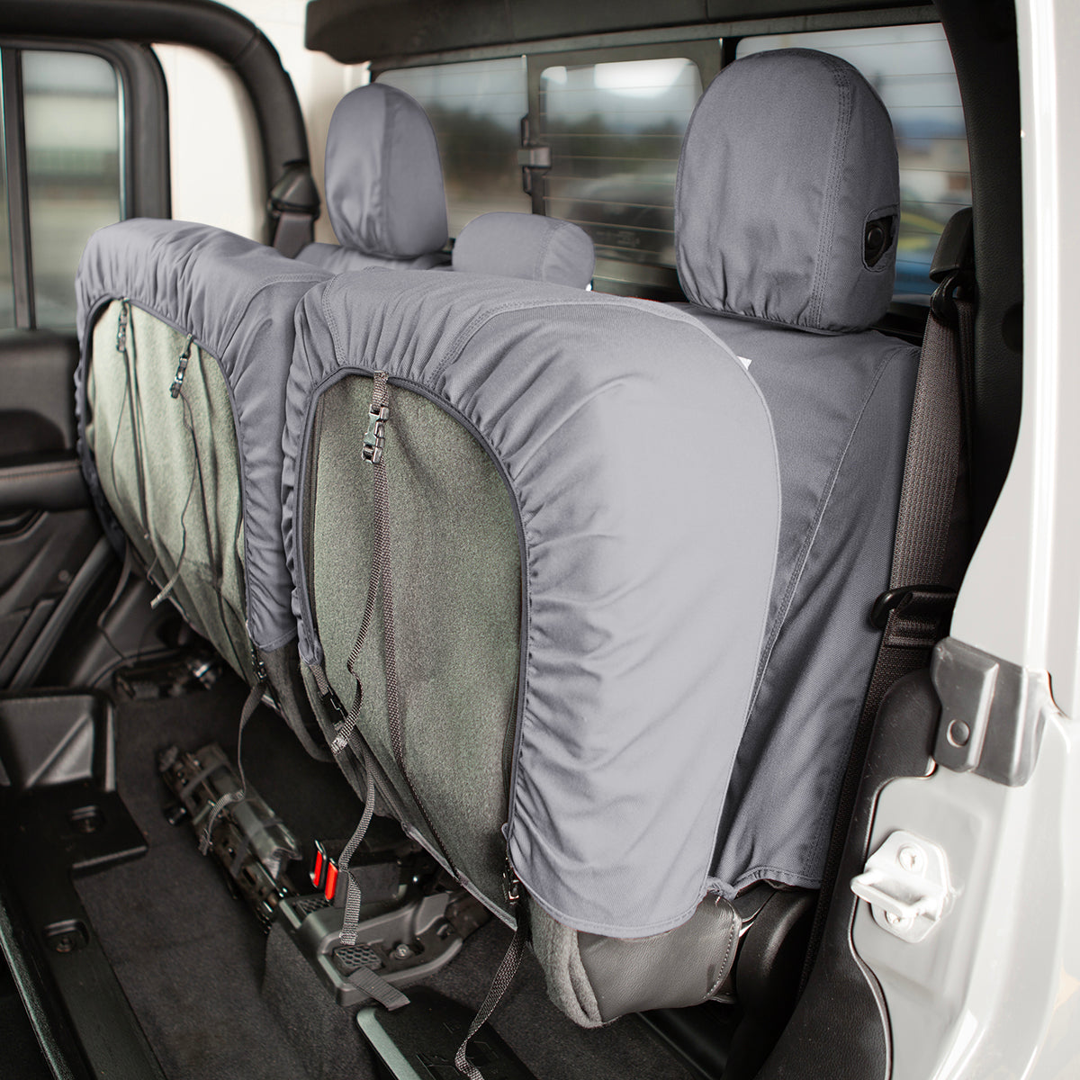 Covercraft 16-22 Honda Pilot/ Carhartt SeatSaver Custom Second Row Seat Covers - Gravel - SSC8450CAGY