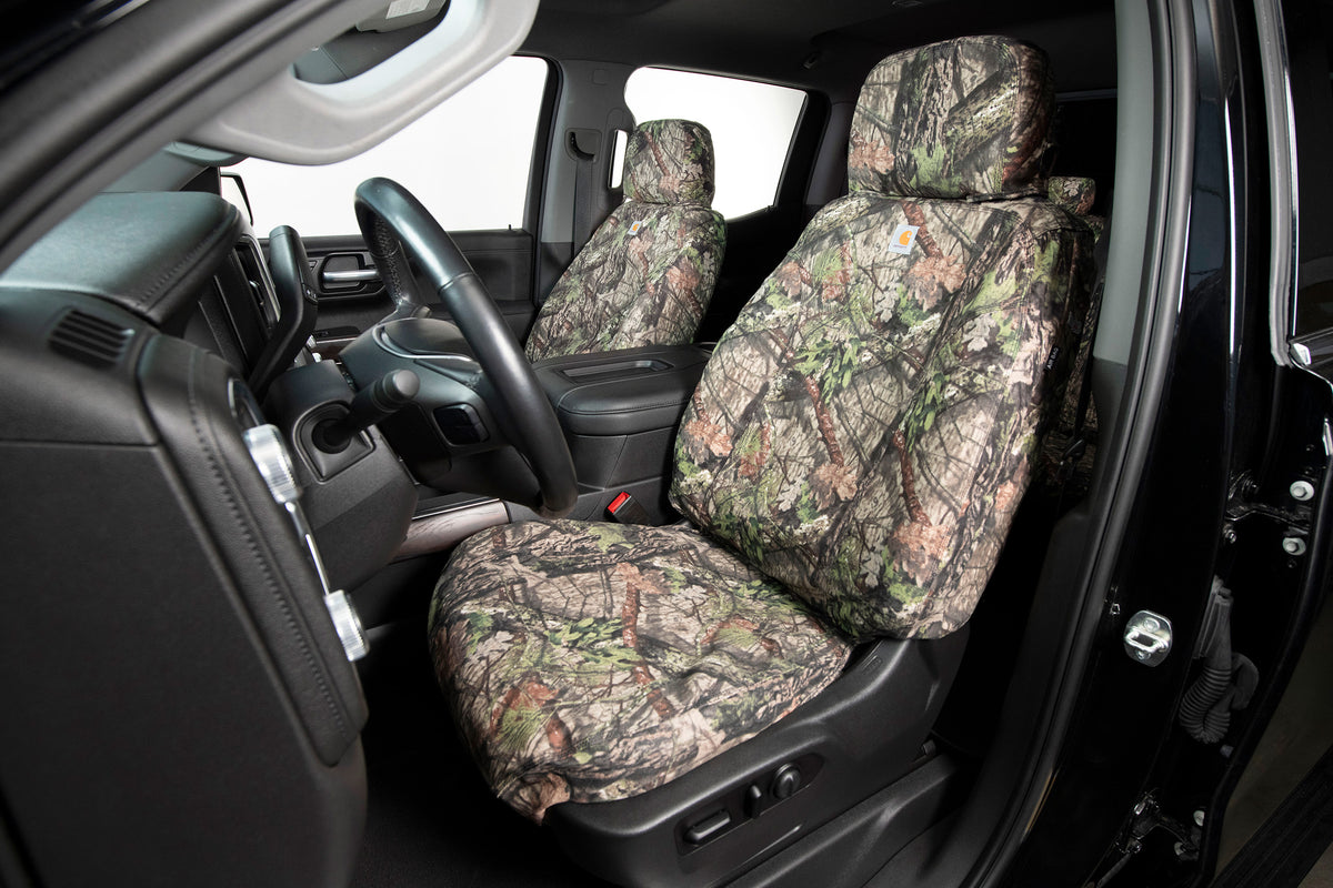 Covercraft 14-17 Dodge Ram P/U Carhartt Camo SeatSaver Custom Front Row Seat Covers - Mossy Oak - SSC3460CAMB