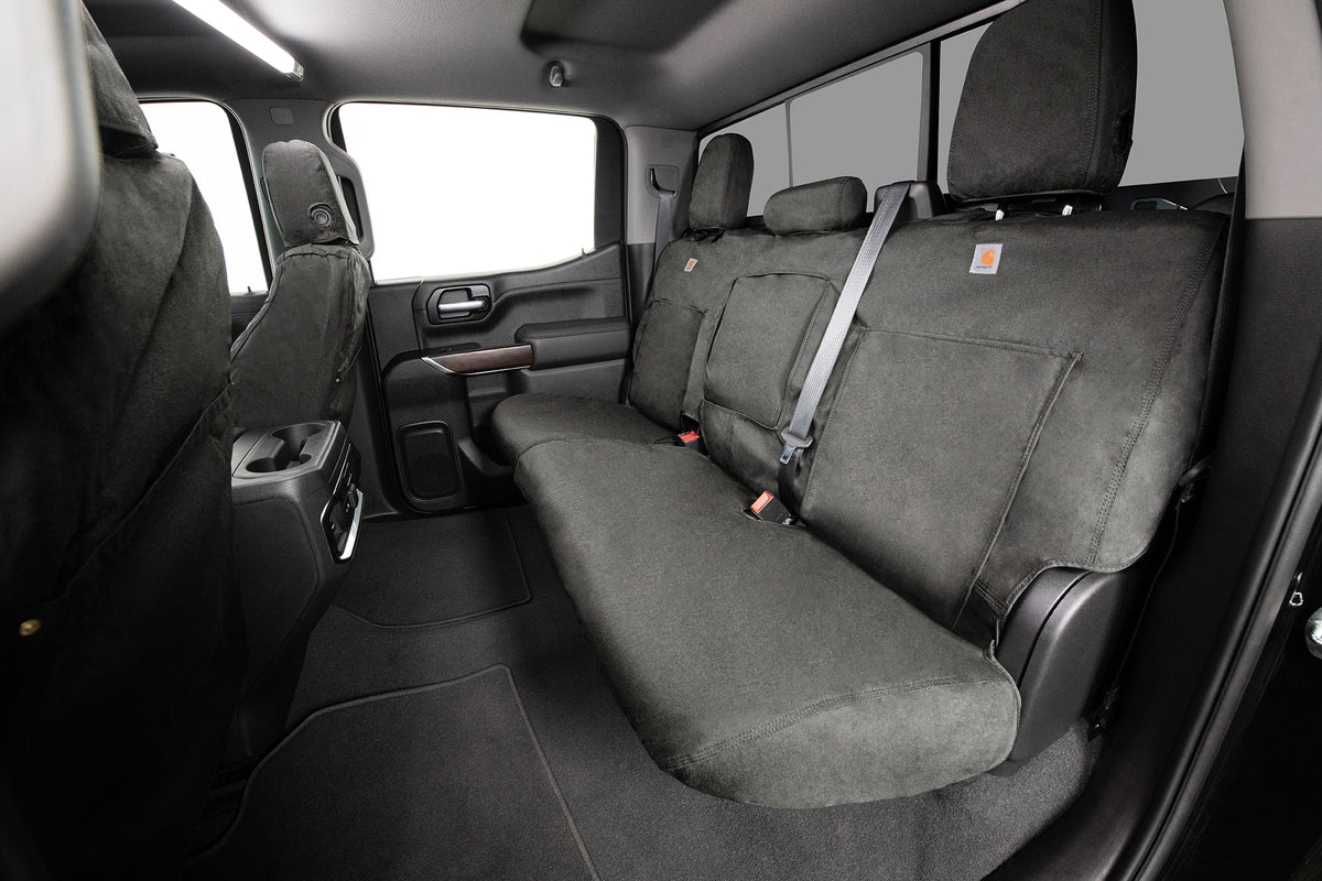 Covercraft 21-25 Ford F150 Carhartt Super Dux SeatSaver Custom 1st Row Seat Covers - Gravel - SSC3489COGY