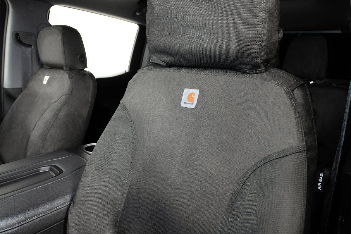 Covercraft 21-25 Ford F150 Carhartt Super Dux SeatSaver Custom 1st Row Seat Covers - Gravel - SSC3489COGY