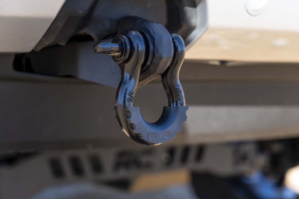 Rough Country - Tow Hook Brackets - D-Ring Combo - Ford Ranger 2WD/4WD (2019-2023) - RS152 for 2019-2023 Ford Ranger - angle 