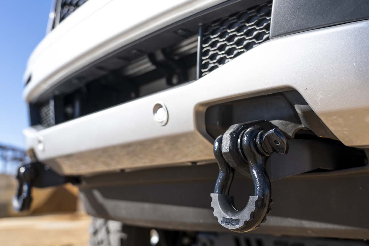 Rough Country - Tow Hook Brackets - D-Ring Combo - Ford Ranger 2WD/4WD (2019-2023) - RS152 for 2019-2023 Ford Ranger - instal