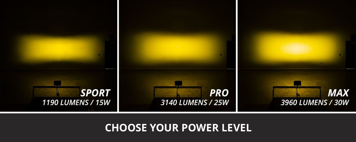 Diode Dynamics C2 2.0 Pro Yellow Flood Flush ABL (Single) - DD8125S