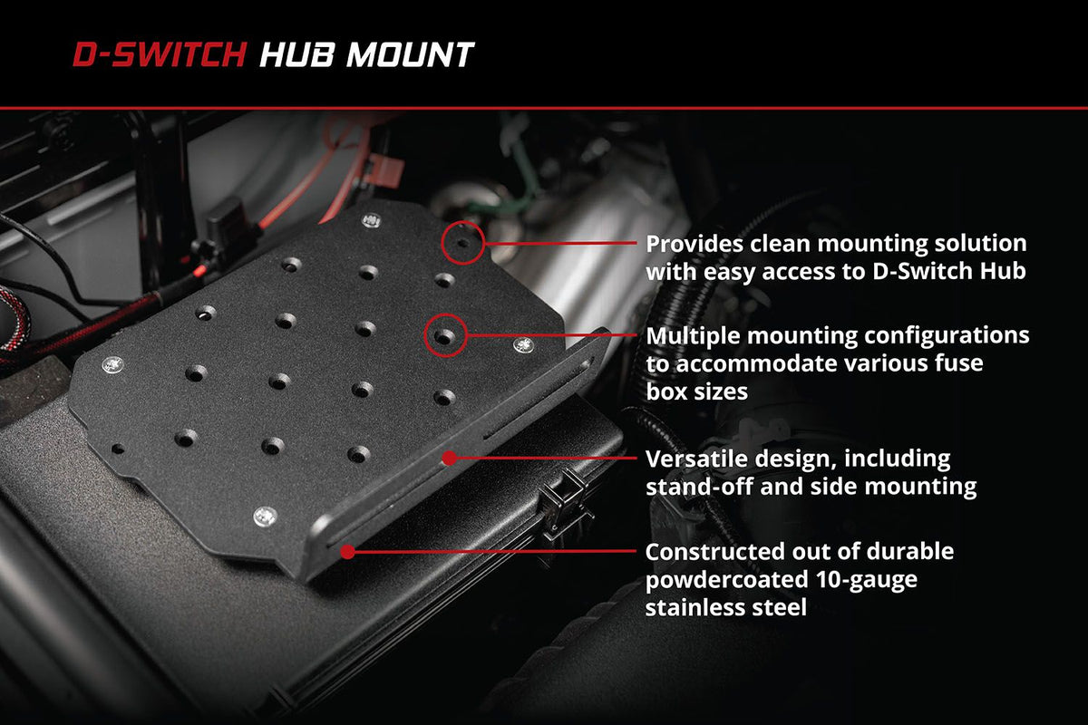 Diode Dynamics Universal D-Switch Hub Mounting Kit - DD8576
