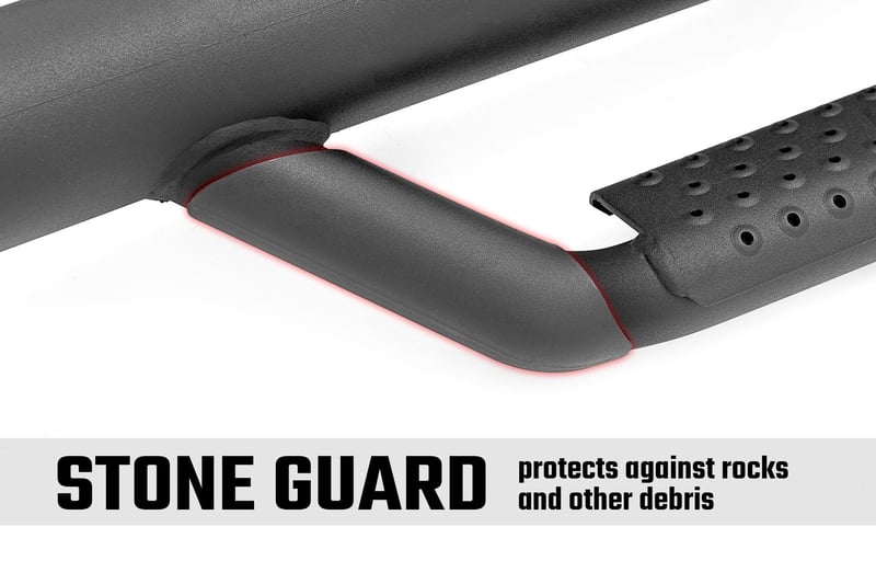 Rough Country - Nerf Steps - Cab Length - Double Cab - Toyota Tacoma 2WD/4WD (2024-2026) - RCT2480CC