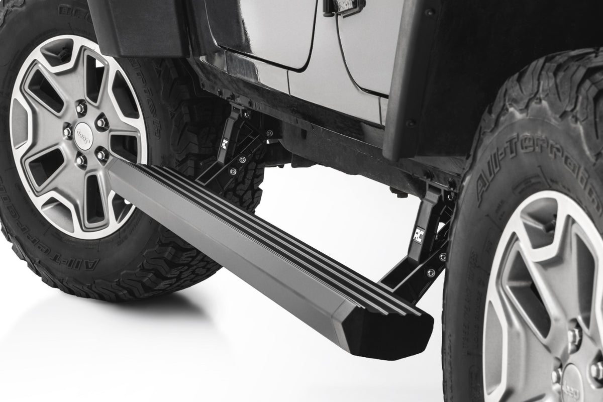 Rough Country - Power Running Boards - 4 Door - Jeep Wrangler Unlimited 2WD/4WD (2007-2018) - ESR610330
