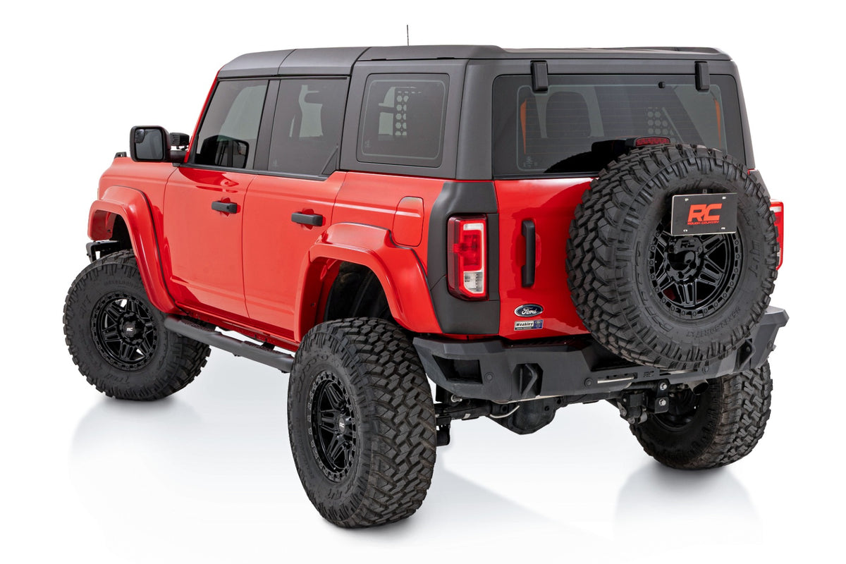 Rough Country - Nerf Steps - 3-Inch Tube - 4-Door - Ford Bronco 4WD (2021-2026) - 43007