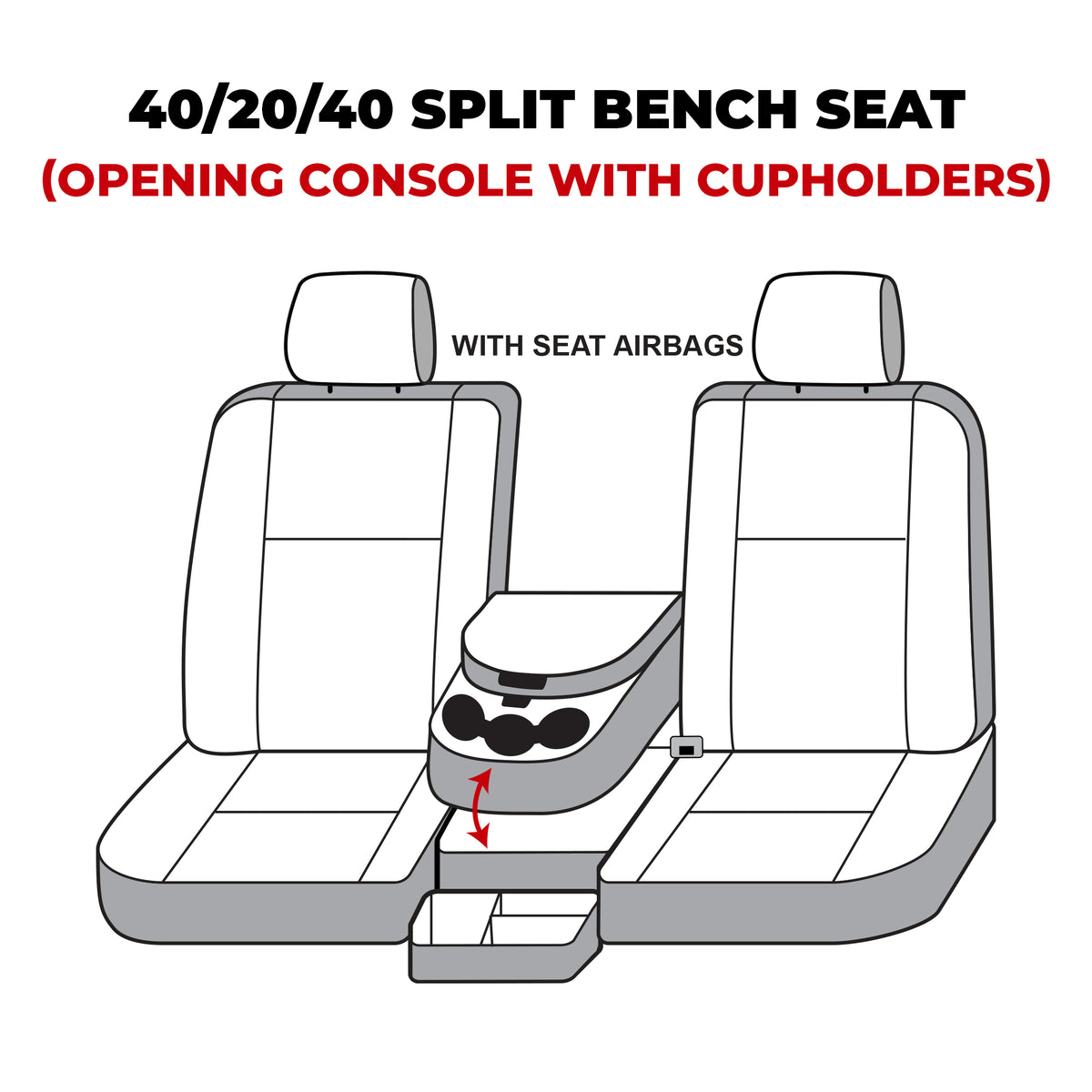 Covercraft 19-24 Dodge RAM Carhartt Super Dux SeatSaver Custom Front Row Seat Covers - Black - SSC3484COBK