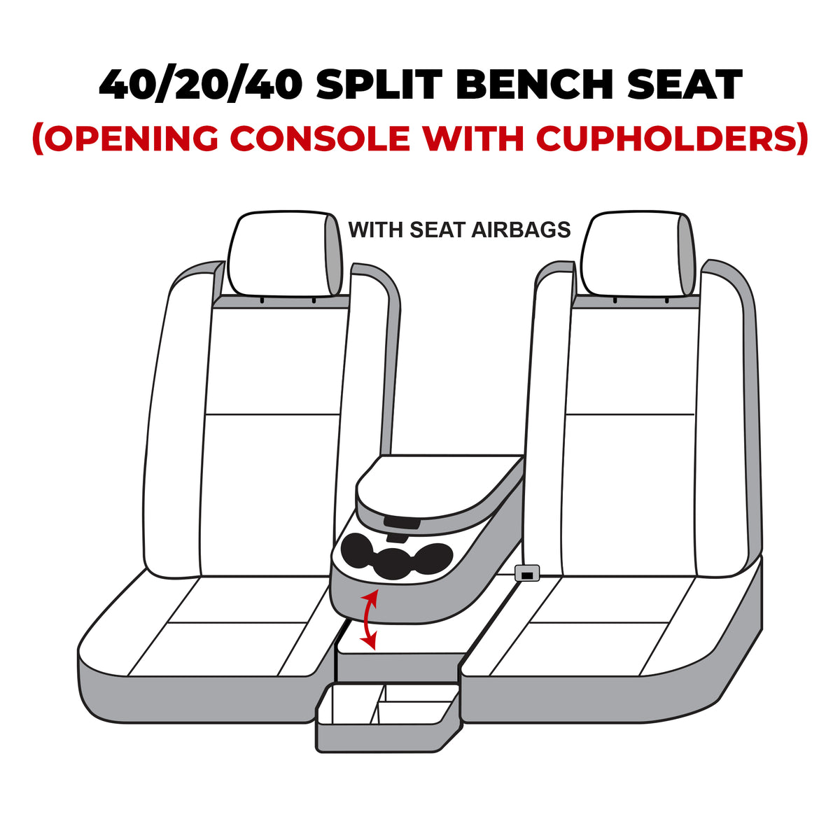 Covercraft 22-24 Dodge RAM 2500/3500 Carhartt Super Dux SeatSaver Custom Front Row Seat Covers - Blk - SSC3500COBK