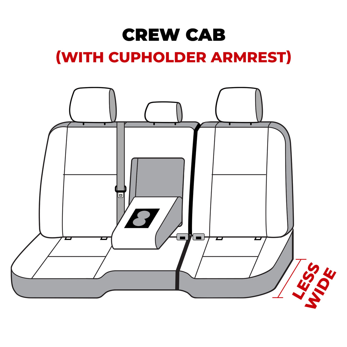 Covercraft 11-24 Dodge Ram Carhartt Super Dux SeatSaver Custom Second Row Seat Covers - Black - SSC8396COBK