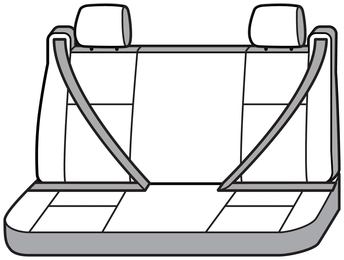 Covercraft 00-06 Chevrolet/GMC Suburban/Yukon Carhartt SeatSaverThird Row Seat Covers - Gravel - SSC8303CAGY