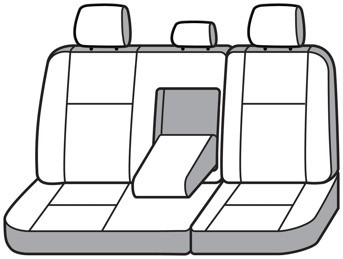 Covercraft 03-08 Toyota 4Runner Carhartt Super Dux SeatSaver Custom Second Row Seat Covers - Black - SSC8352COBK