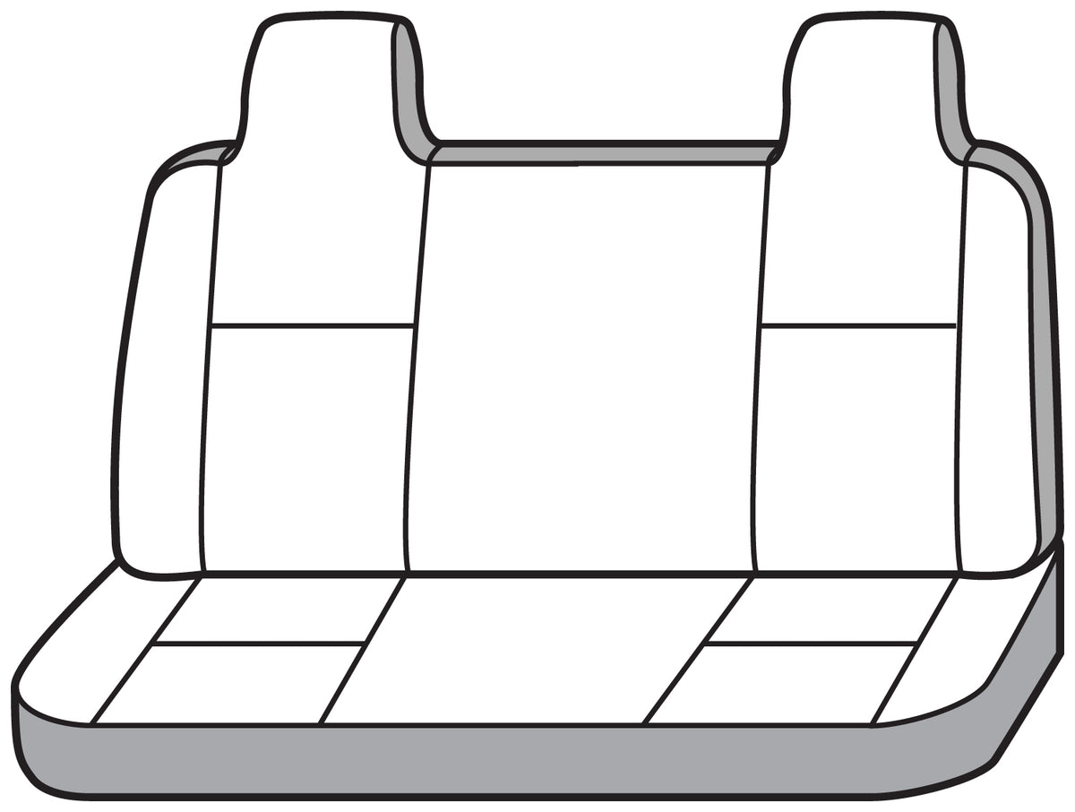 Covercraft 04-10 Ford F250/350 Carhartt Super Dux SeatSaver Custom Front Row Seat Covers - Black - SSC2359COBK