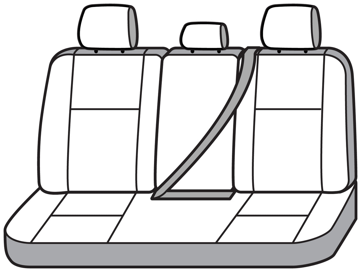 Covercraft 15-21 Ford Transit Endura Waterproof SeatSaver Third Row Seat Covers-Taupe - SS8482WFTP