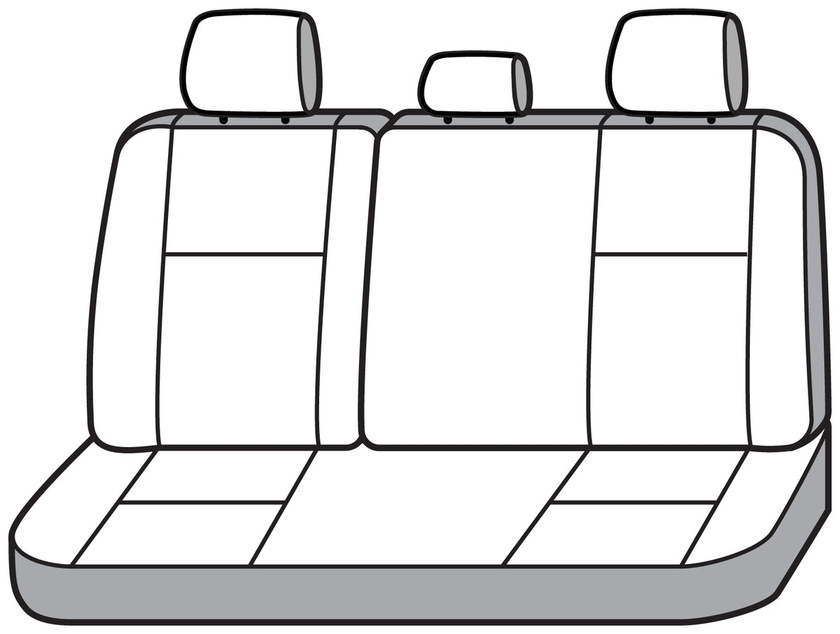 Covercraft 21-23 Nissan Pathfinder- Carhartt SuperDux SeatSaver Third Row- Black - SSC7587COBK