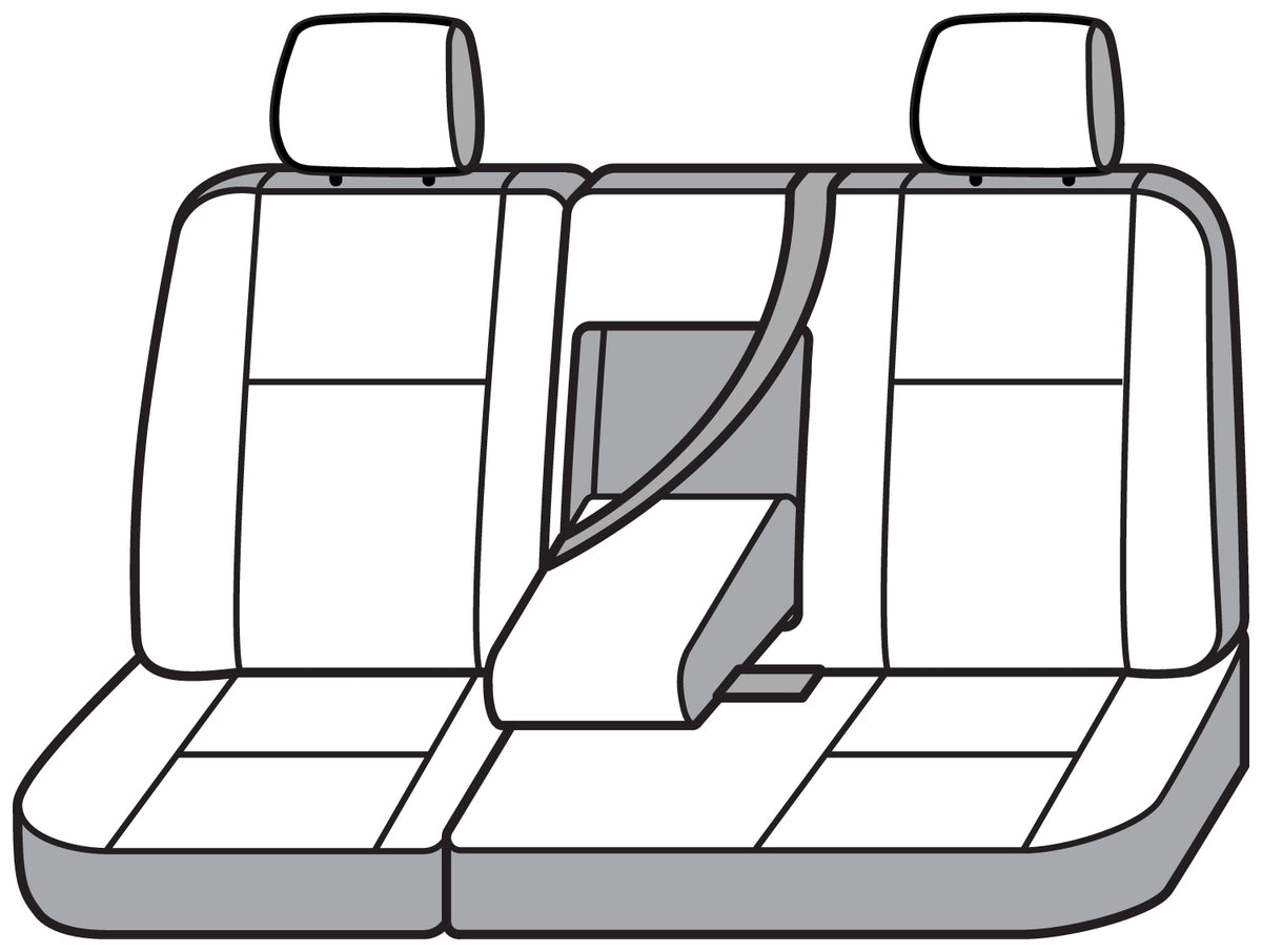 Covercraft 06-13 Honda Ridgeline Carhartt SeatSaver Custom Second Row Seat Covers - Gravel - SSC7401CAGY