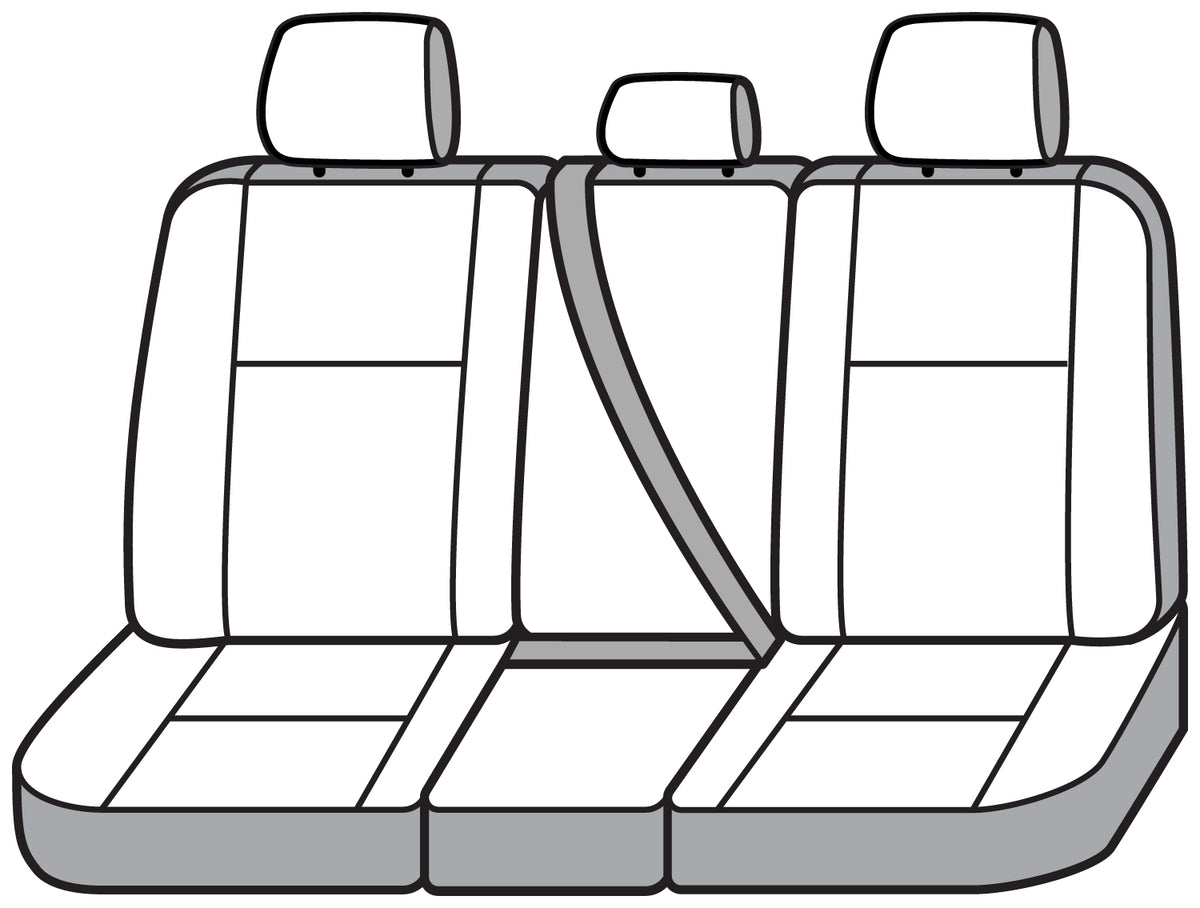 Covercraft 20-22 Ford Explorer Carhartt Super Dux SeatSaver Custom Second Row Seat Covers - Black - SSC8525COBK