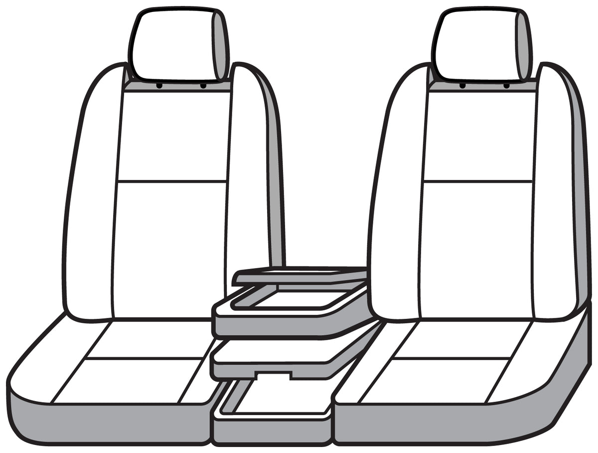 Covercraft 14-17 Dodge Ram P/U Carhartt SeatSaver Custom Front Row Seat Covers - Brown - SSC3460CABN
