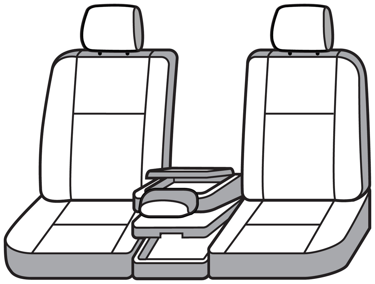Covercraft 11-14 Ford F150 Carhartt Super Dux SeatSaver Custom Front Row Seat Covers - Black - SSC3418COBK